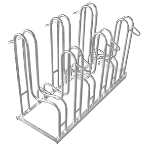 Fahrradständer - für 6 Fahrräder - Breite: 105 cm - verzinkt