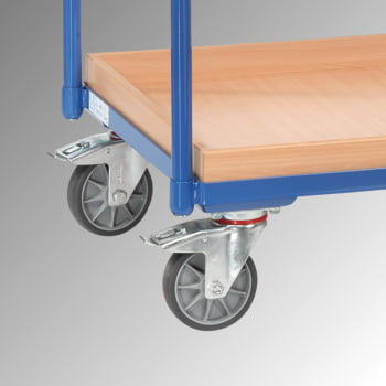 Fetra - Tischwagen - 300 kg - Ladeflächen 600 x 1.000 mm (BxT) - 2 Etagen - 2 Kästen
