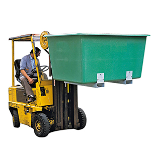 GFK-Rechteckbehälter, ohne Staplertaschen, Volumen 1500 l, BxTxH oben auß/inn 1820/1680x1390/1250x810/800 mm, Farbe grün