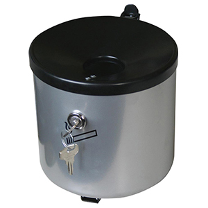 Wandaschenbecher, Aschenbecher, abschließbar