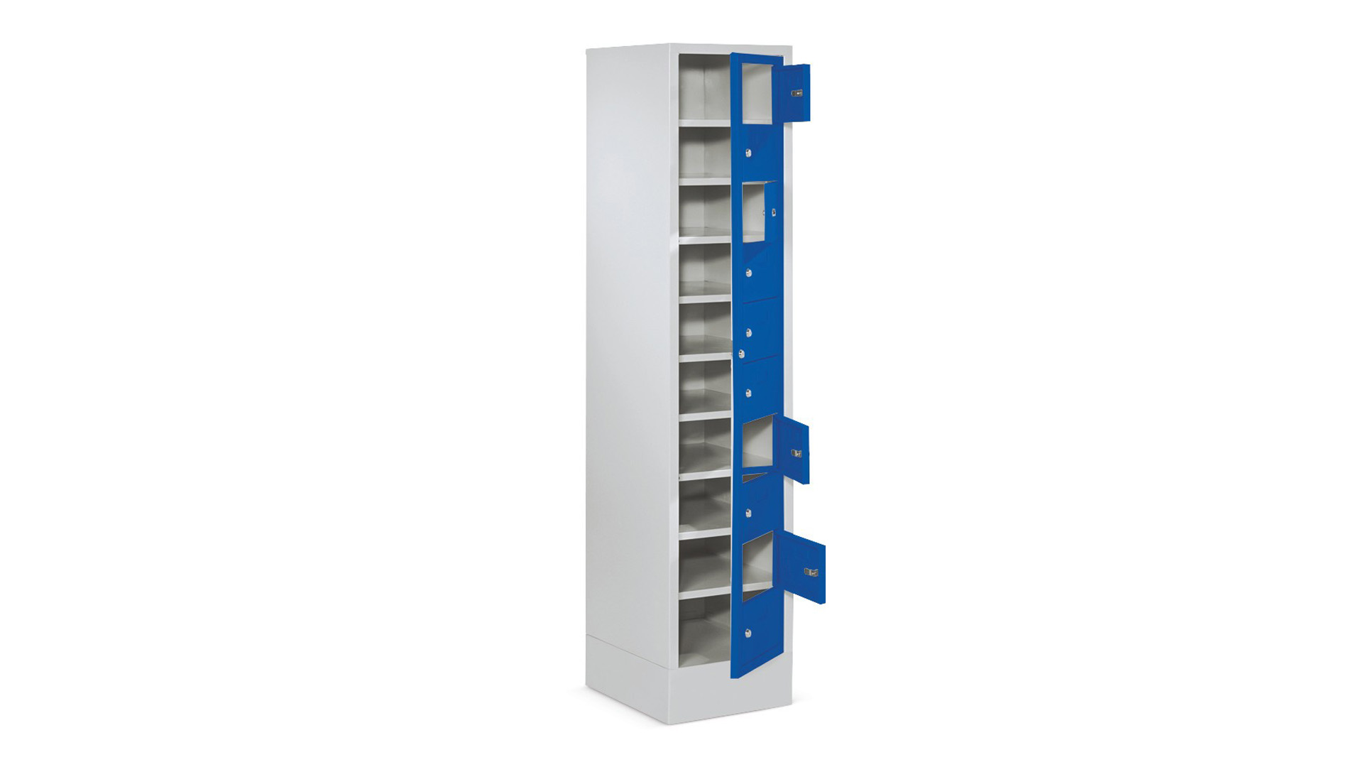 Wäscheschrank - Wäscheverteilschrank, Breite 40 cm, Höhe 185 cm, Tiefe 50 cm, 10 Fächer