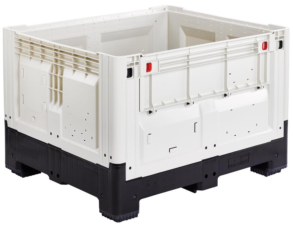 Palettenbox mit Füßen