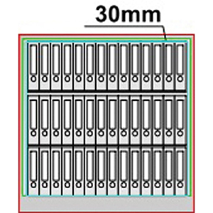 Feuergeschützter Stahlschrank, Sicherheitsstufe S1, BxTxH 1150x500x1150 mm, Volumen 465 l, 3 Böden, 2-türig, RAL 7035 lichtgrau