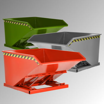 Muldenkippbehälter - Volumen 1.000,00 l - Traglast 1.200 kg - enzianblau