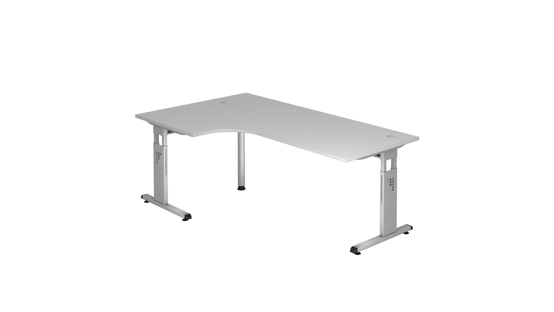 Eckschreibtisch, höhenverstellbar