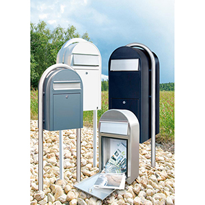 Briefkasten Classic, Edelstahl V2A, BxTxH 320x210x500 mm