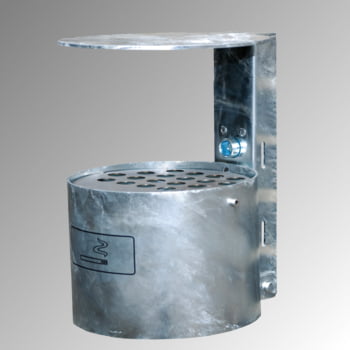 Wandaschenbecher, Aschenbecher - mit Haube