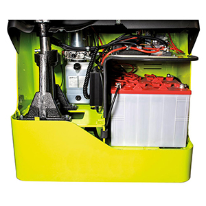 Hydraulikstapler, Elektrohydraulischer Stapler, mit Fahrantrieb, Traglast 1200 kg, Hubhöhe 2500 mm, inkl. AGM-Batterien