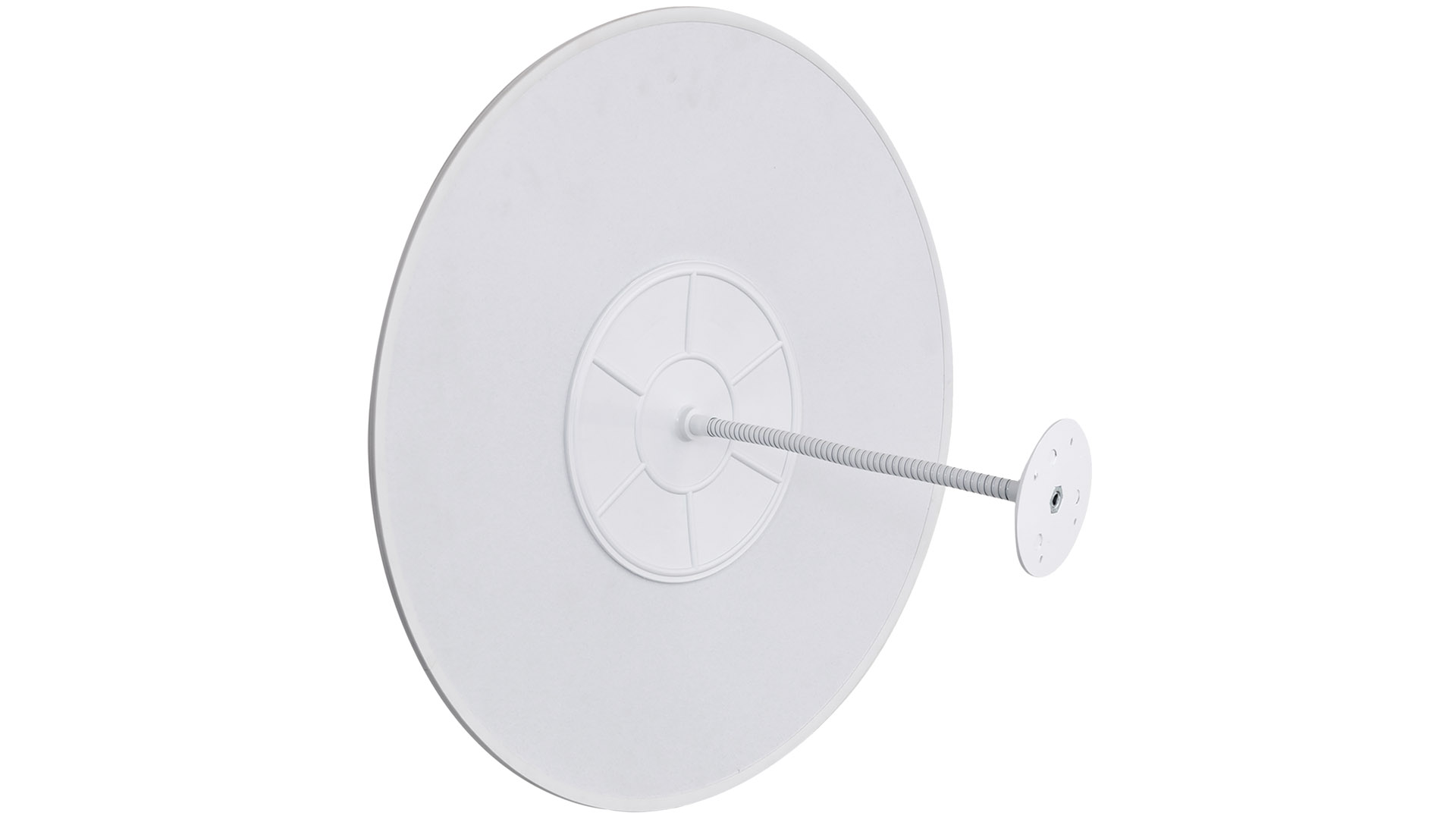 Beobachtungsspiegel, rund, Spiegeleinfassung weiß, Abstand 2 m, Durchm. 300 mm