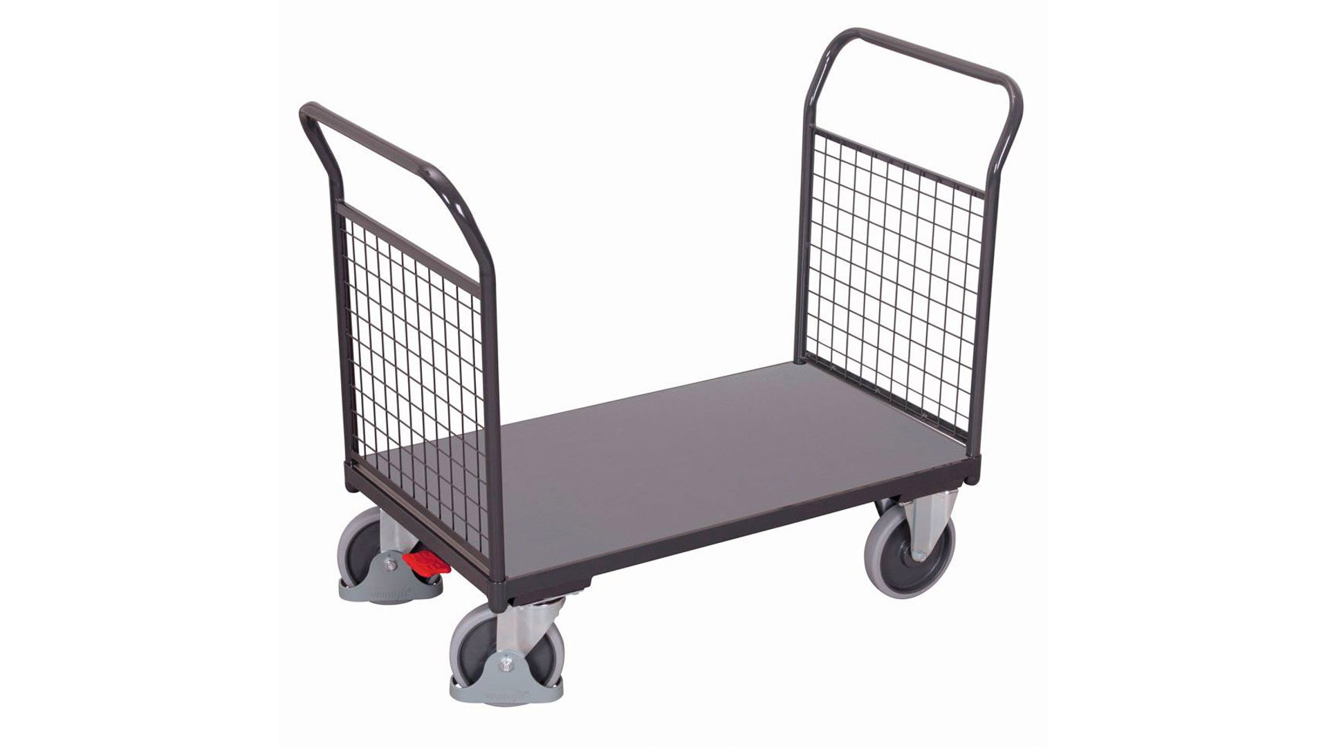 Doppel-Stirnwandwagen mit Gitterwänden