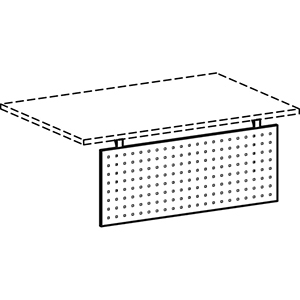 Schreibtisch-Sichtblende