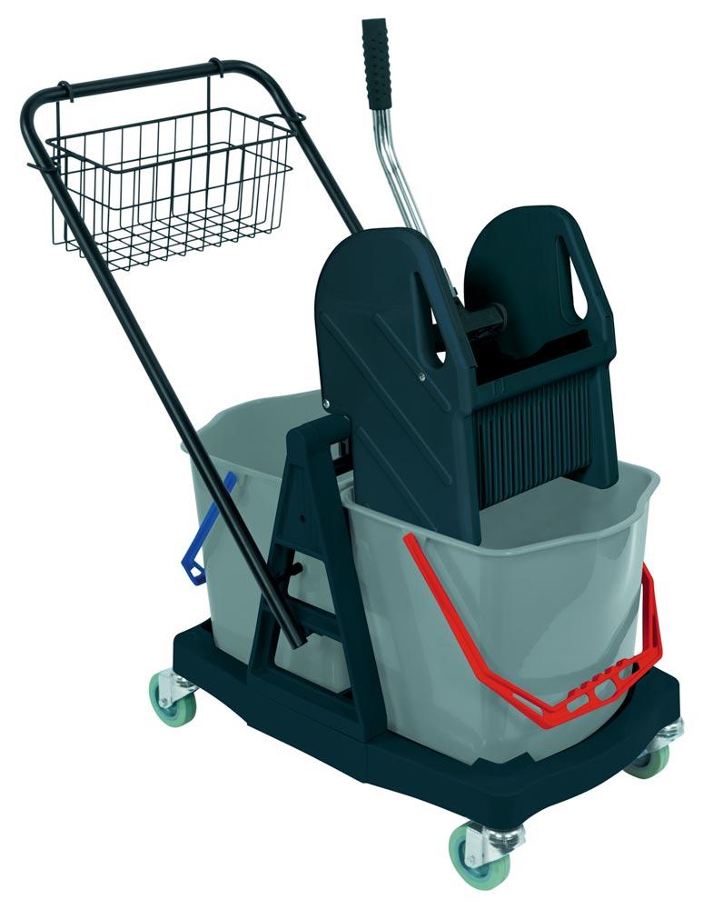 Reinigungswagen, Putzwagen, Doppelfahreimer,  Clean Trolley
