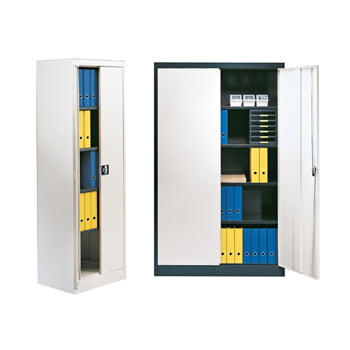 Aktenschrank, Büroschrank - 1950x950x420 mm - 4 Böden - 65 kg je Boden - grau