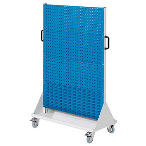 Lochplatte - Schlitzplatte, Werkstattwagen, 6 Loch-/2 Schlitzplatten