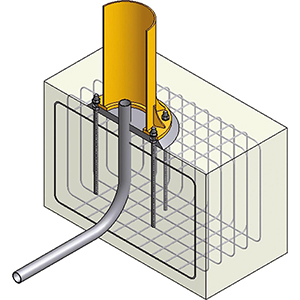 Ankerschrauben und Fundamentschablone für Säulenschwenkkrane 838710-15