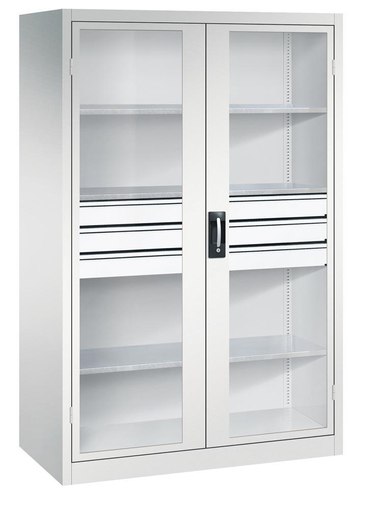 C+P Großraum Werkzeugschrank mit Sichtfenstertüren